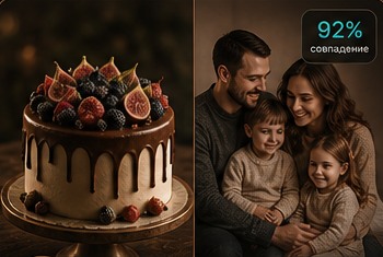 Торт на заказ в обмен на семейную фотосессию